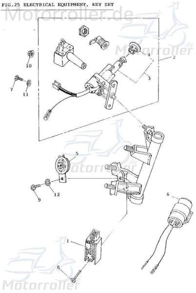 Adly Schraube 5x35 mm Innensechskant 93500-05035 Motorroller.de Schraube Bolzen Stift