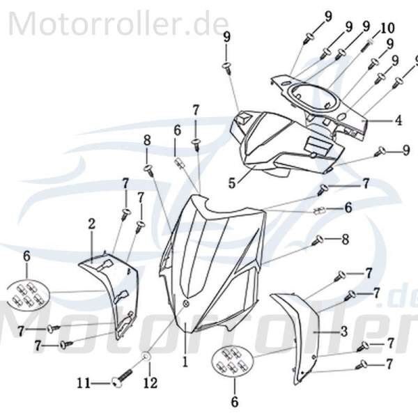 Rex INSIGNIO 125 DD Gummischeibe Roller 50ccm 4Takt 702335 Motorroller.de Unterlegscheibe Gummiunterlegscheibe Dämpferscheibe Pufferscheibe Scooter