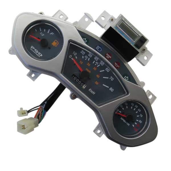 PGO T-Rex 50 Tachometer Roller 50ccm 2Takt C15610030003 Motorroller.de Geschwindigkeitsmesser Geschwindigkeitsanzeige Speedometer kmh-Anzeige Scooter