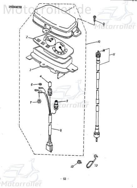 Adly Instrumentenbeleuchtung 12V 1,7W Quad ATV 50ccm 2Takt Motorroller.de 125ccm-4Takt ATV 50 II Utility XXL AC UTV Ersatzteil Service Inpektion