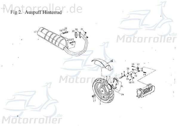 PGO Einstellungsmutter Big Max 50 Roller Scooter 50ccm 2Takt Motorroller.de PGO 50ccm-2Takt Star 50 2 Ersatzteil Service Inpektion Direktimport