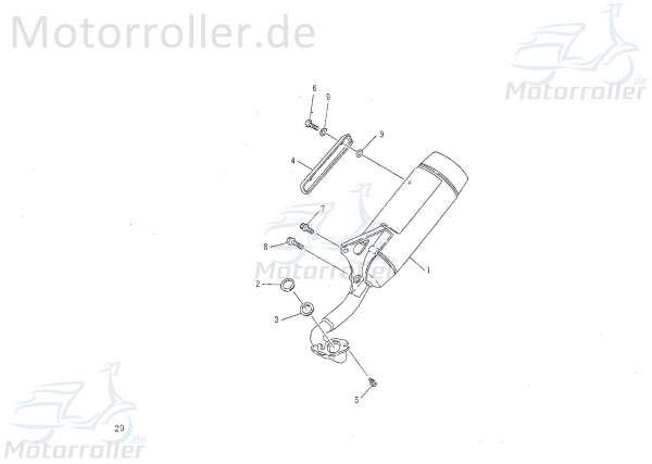 Reduzierhülse 11,5mm Rex Reduzierbuchse 78571 Motorroller.de 1E40QMB Scooter Ersatzteil Service Inpektion Direktimport