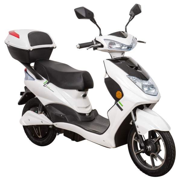 Elektroroller Scoody 25 W ZT-27 weiß 900W 25 km/h Graphen-Akku E-Roller E-Scooter Mofa