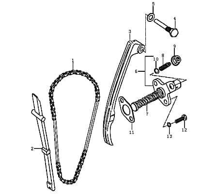 Kreidler DICE GS/SM 125i Pro Steuerkettenspanner 89286 Motorroller.de Rex Enduro Supermoto 125 DD Kettenspanner