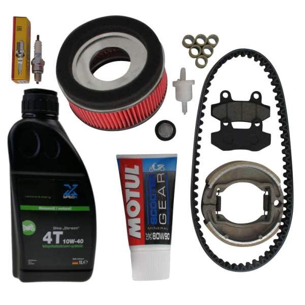 Inspektion Set 4Takt 125/150ccm 152QMI 157QMI Jonway 8007152 Motorroller.de Wartung Satz Service Kit Scooter 150T 28 Delta 150 Moped Ersatzteil