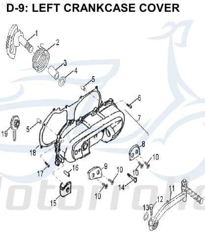 Aeon Cobra 50 Protektor Sicherung 50ccm 2Takt K11344-113-000 Motorroller.de Protector Schutz Schutzprotektor Quad ATV Revo 50 UTV Ersatzteil Service