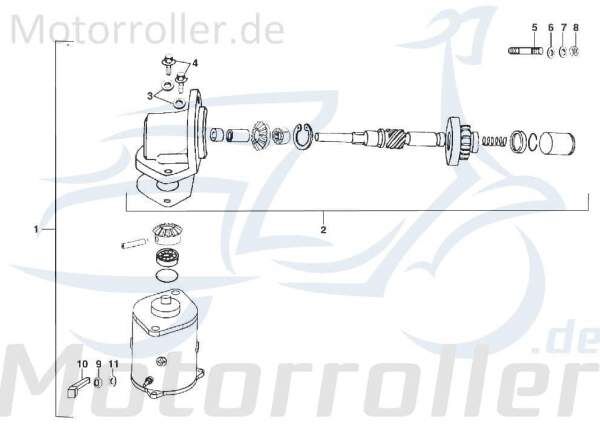 Stehbolzen Kreidler STAR Deluxe 4S 125 Scooter SF504-1184 Motorroller.de Gewindestange Gewinde-Stange Gewindebolzen Stiftschraube Gewindestab Moped