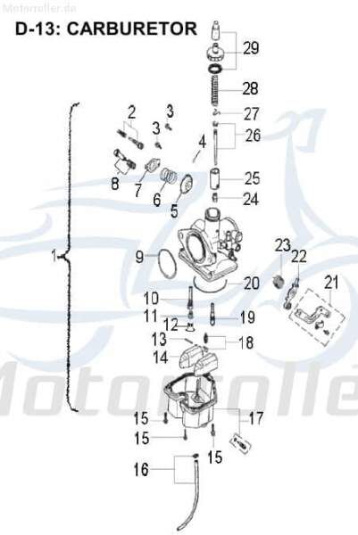 AEON Choke-Rückhol-Feder Choke-Rueckhol-Feder 16127-170-000