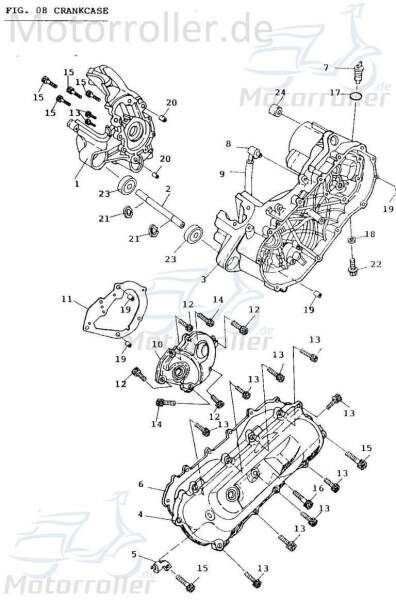 AEON Senkkopfschraube Cobra 50 Senkschraube Quad 50ccm 2Takt Motorroller.de Senkkopf-Schraube Senk-Schraube 600ccm-4Takt ATV UTV Ersatzteil Service