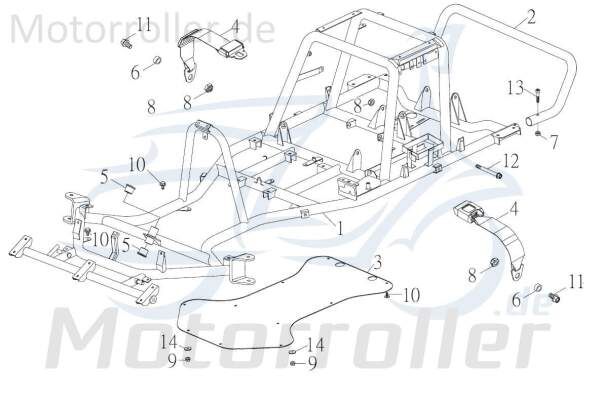 Kreidler F-Kart 170 Schraube Innensechskant 96510-08040-B Motorroller.de Innensechskantschraube Maschinenschraube Service