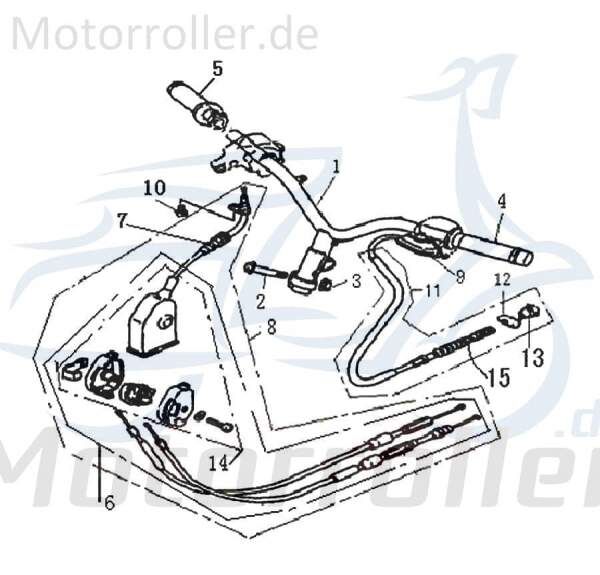 Verteilerbox Gaszug CQJ-40340BM0T001 Motorroller.de