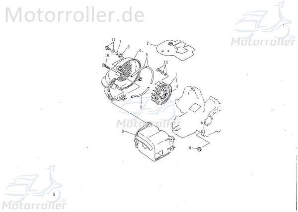 Buchse 6,5x8,5x10mm Rex RS450 Hülse Distanzhülse 50ccm 4Takt Motorroller.de Lagerbuchse Distanz-Hülse Distanzbuchse Passhülse Passbuchse 50ccm 2Takt