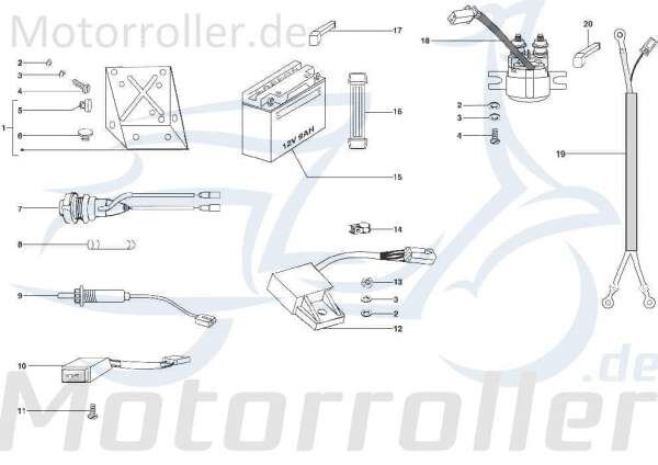 Anschlaggummi Kreidler STAR Deluxe 4S 125 Dämpfer SF584-2238 Motorroller.de Gummipuffer Anschlagpuffer Gummi-Puffer Stopper Gummidämpfer 125ccm-4Takt