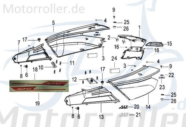 SMC Unterlegscheibe 6mm Generic Trigger X 50 B07090000605 Motorroller.de Distanzhalter U-Scheibe Washer Beilagscheibe Ausgleichsscheibe 125ccm-4Takt