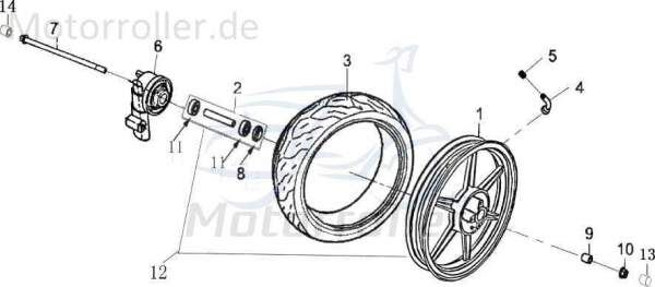 Tachometerantrieb Tachoschnecke AGM-MOTORS 1090208-1