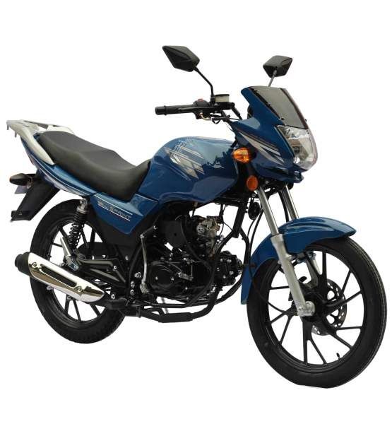 Motorrad Fighter 50 Sprint-S blau 45 km/h Euro 5 Schaltmoped Mokick 50ccm 4 Takt Kleinkraftrad Krad