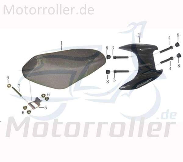 Kreidler Galactica 2.0 50 DD Elektro Sitzbank komplett 706952 Motorroller.de Sitz Sattel Fahrersitz Original Ersatzteil Scooter Elektroroller