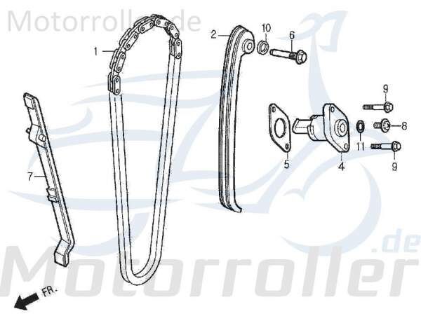 Spannschiene Daelim Roadwin 125 Motorrad 125ccm 4Takt Motorroller.de Steuerkettenspannschiene VL 125 Daystar E2 Moped Ersatzteil Service Inpektion