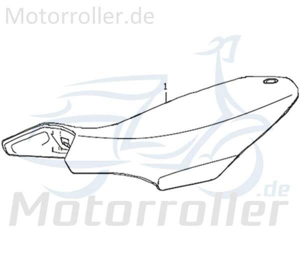 Kreidler DICE GS/SM 125 PRO Sitzbank schwarz 781176 Fahrersitz Sitz Original