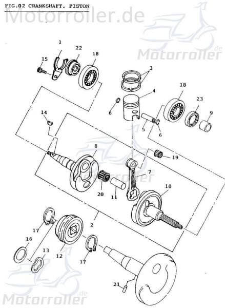 Adly Federscheibe 19.2x26x0.3mm Sprengring Quad 50ccm 2Takt Motorroller.de Federring Spannscheibe Ausgleichsscheibe Feder-Ring Zwischenscheibe ATV UTV