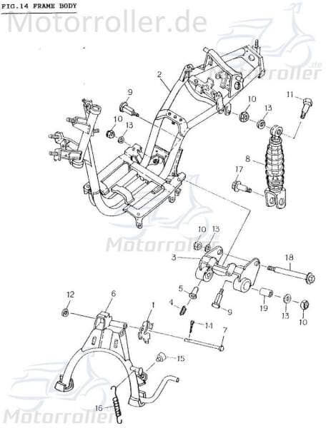 Adly Unterlegscheibe 10x22x1.5mm Distanzscheibe 50ccm 2Takt Motorroller.de Distanzhalter U-Scheibe Washer Beilagscheibe Ausgleichsscheibe 125ccm-4Takt