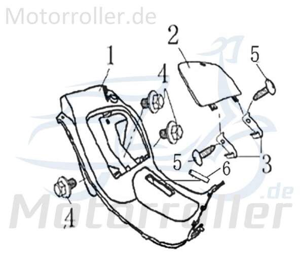 Handschuhfachdeckel Modell 2009 Abdeckung 1010229-2