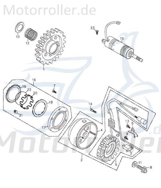 Adly Zündimpulsgeber ATV 300 Crossroad Sentinel Quad 272ccm 4Takt Motorroller.de 272ccm-4Takt UTV Ersatzteil