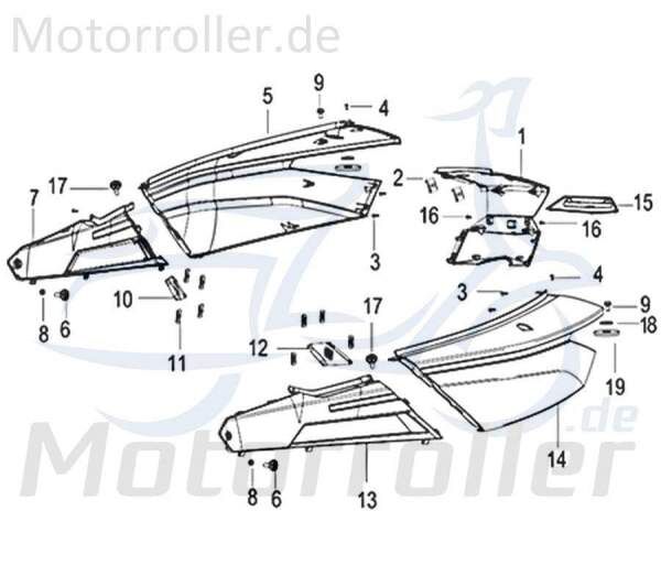 Gittereinsatz hinten links 750332