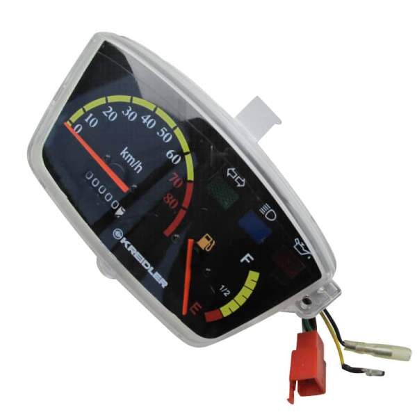 Kreidler Flory Tachometer Motorrad 50ccm 2Takt 73052 Motorroller.de Geschwindigkeitsmesser Geschwindigkeitsanzeige Speedometer kmh-Anzeige ECM Moped