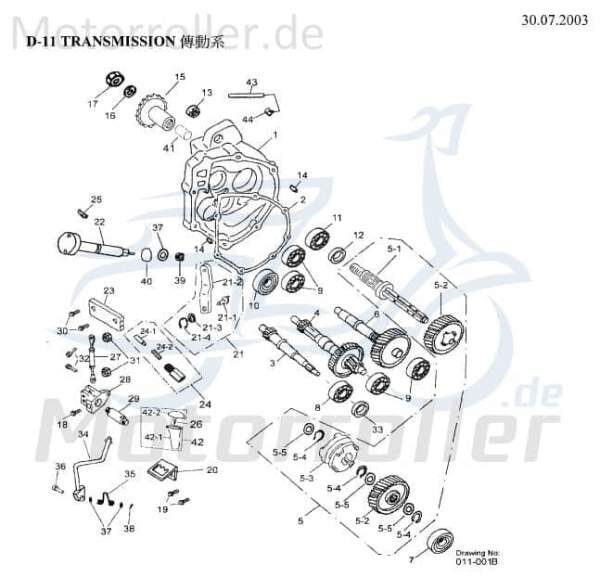 AEON Bundmutter M14x1.5 Overland 180 Quad ATV 180ccm 4Takt Motorroller.de Sechskantmutter Flanschmutter Sechskant-Mutter Flansch-Mutter Bund-Mutter