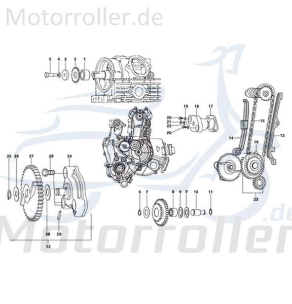 Dichtung 720357 für 125ccm 4Takt