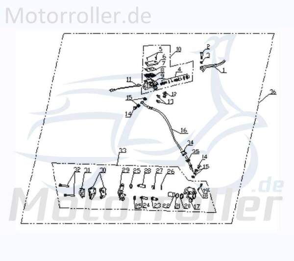 Bremssattel komplett Brems-Zange Hydraulisch 730209