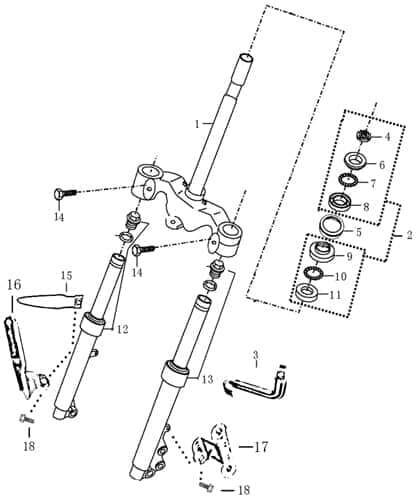 Halter rechts Vorderradabdeckung Befestigung 1030454