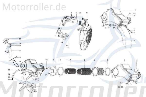 Kreidler STAR Deluxe 4S 200 Entwässerungsschlauch 200ccm 4Takt SF514-0316 Motorroller.de 200ccm-4Takt Scooter LML Ersatzteil Service Inpektion