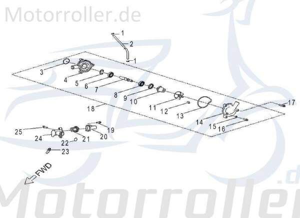 AEON O-Ring 29 x 2 Dichtung Wasserpumpe Quad AEO-93210-02920