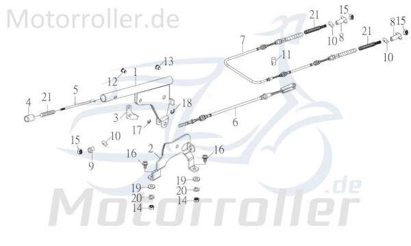 Kreidler F-Kart 170 FEDER 170ccm 4Takt 97501-10045-B Motorroller.de Schwingungsdämpfer Dämpfung Ausgleichsfeder Abfederung Masseausgleich 170ccm-4Takt