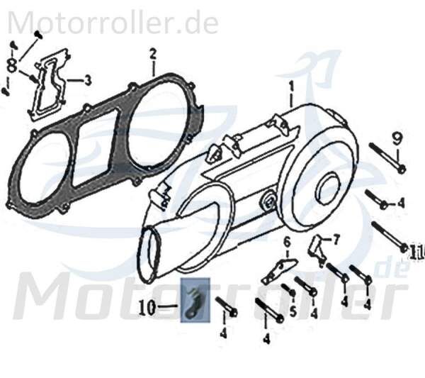 Kreidler Flory 125 Classic Dichtung Motorgehäuse links 742088 Variodeckeldichtung Variomatideckeldichtung Scooter Roller