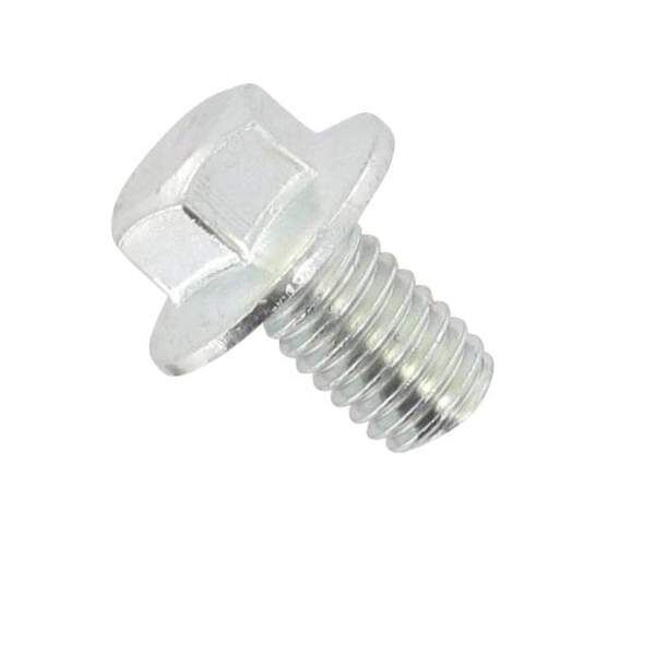 Getriebeschraube M8x1.25x12mm verzinkt Jonway 95701-08016-00 Motorroller.de Sechskantschraube Bundschraube Flanschschraube Ablassschraube 1E40QMB