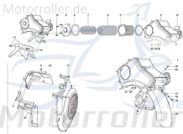 Kreidler STAR Deluxe 4S 125 Halter 125ccm 4Takt SF513-0125 Motorroller.de Halterung Haltebügel Halteblech Halte-Blech Halte-Bügel 125ccm-4Takt Scooter