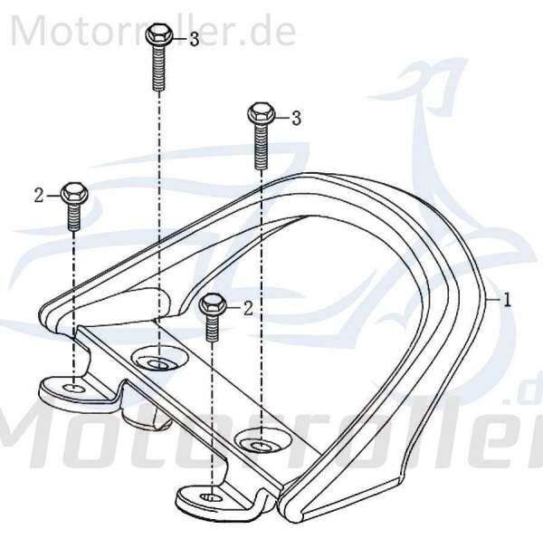 Schraube M8x20mm Jonway RMC-G 50 Maschinenschraube 91538 Motorroller.de Bundschraube Flanschschraube Flansch-Schraube Maschinen-Schraube Bund-Schraube