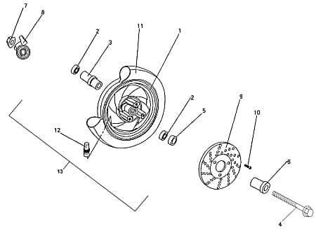 Bundschraube Rex RS700 Maschinenschraube Roller 87371 Motorroller.de Flanschschraube Flansch-Schraube Maschinen-Schraube Bund-Schraube Scooter