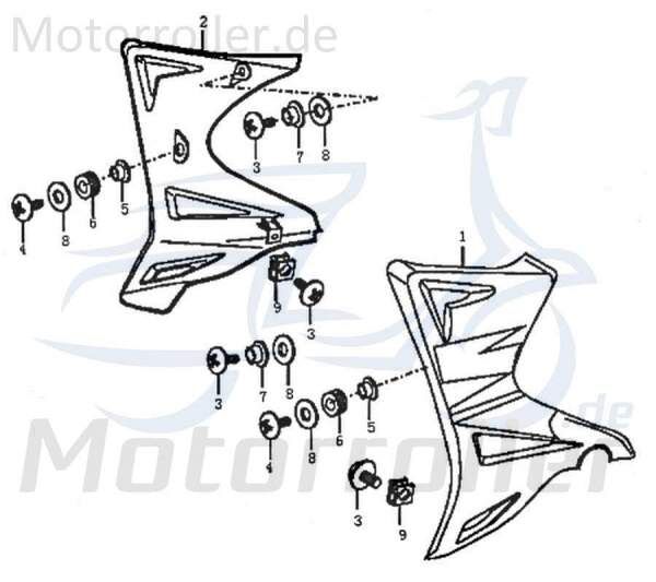 Rex Enduro 125 DD Tankdekor Motorrad 125ccm 4Takt 90676 Motorroller.de 125ccm-4Takt Supermoto 125 DD Moped Ersatzteil Service Inpektion Direktimport