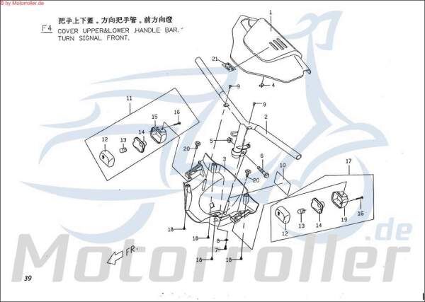 PGO Bundschraube mit Unterlegscheibe M5x16mm 50ccm 2Takt Motorroller.de Maschinenschraube Flanschschraube Flansch-Schraube Maschinen-Schraube Scooter