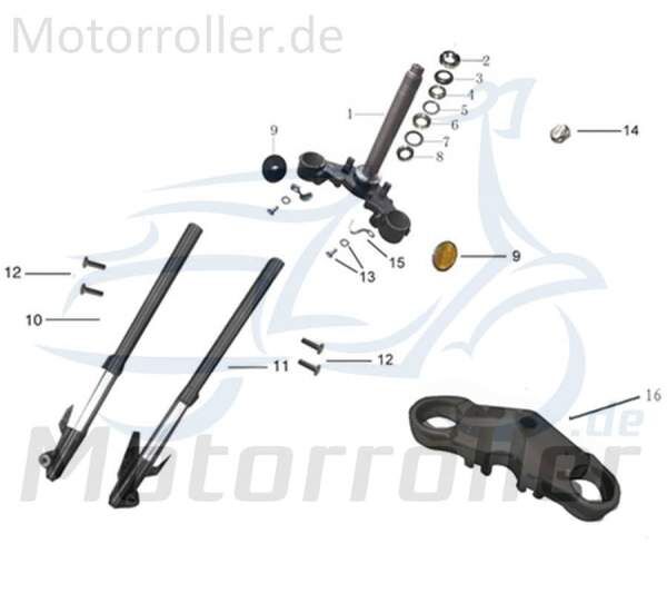 Kreidler Dice CR 125i Lenkkopflager 125ccm 4Takt 780175 Motorroller.de Motorrad Moped Ersatzteil Service Inpektion Direktimport