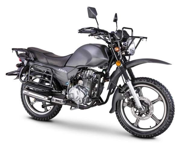 Motorrad Fighter 125 ADV-RS grau Euro 5 Schaltmoped 125ccm 4 Takt Leichtkraftrad