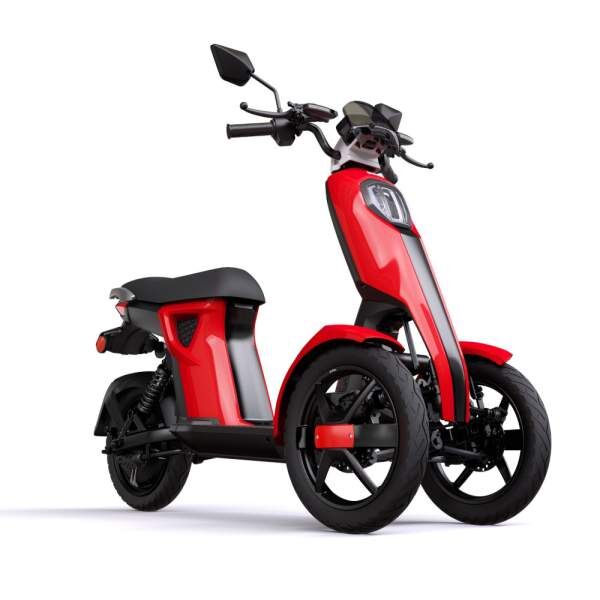 Dreirad Scoody E3 Trike ITHO-Z 45 km/h rot 1190 Watt Elektroroller E-Scooter E-Roller E-Trike E-Dreirad Dreiradroller