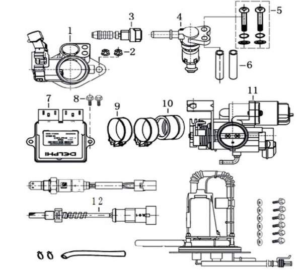 Kreidler DICE GS 125i/pro Steuergerät ECU 781076 Steuereinheit Original