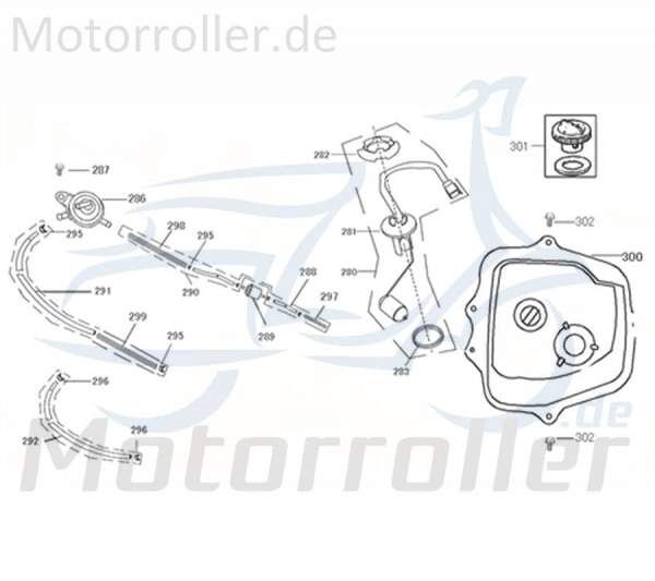 Kreidler Flory 50 125 Classic Kraftstofftank 740011 Motorroller.de Benzintank Kraftstoffbehälter Benzinbehälter Original Ersatzteil