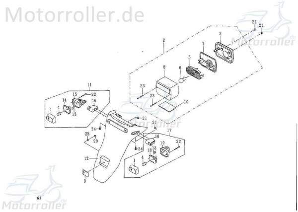 Kennzeichenträger Kennzeichen Halterung 75563