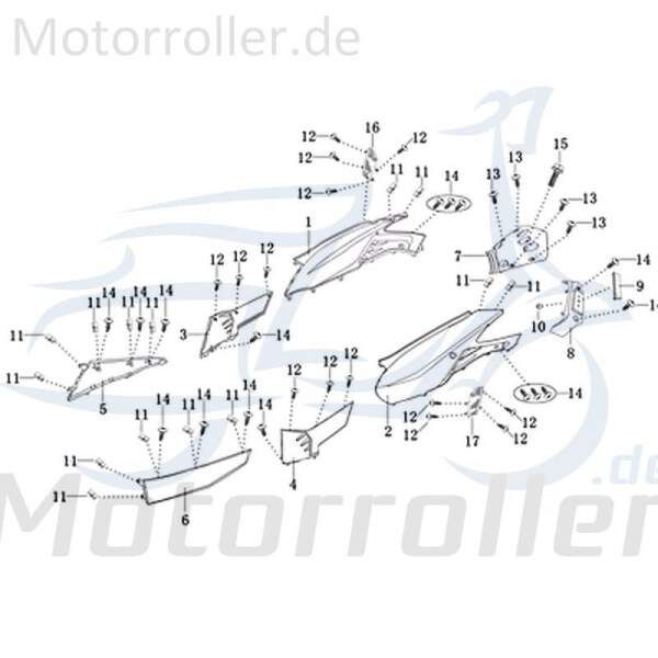 Dekorsatz für weiß/blauen Galactica 2.0 1220801-7